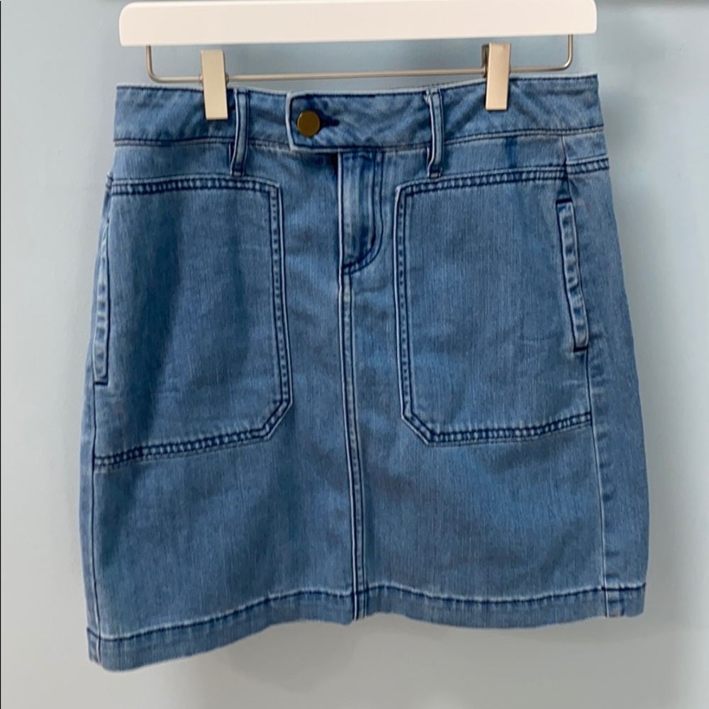NWT Loft Jean Skirt